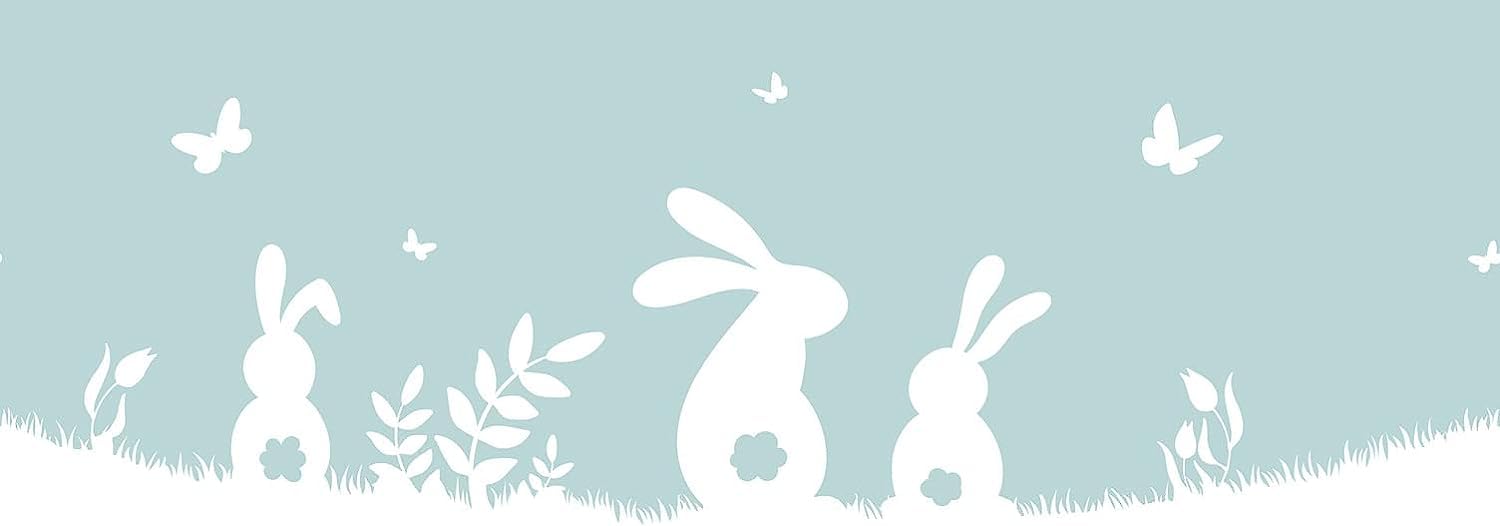 d-c-fix window film privacy Lovely Rabbits – 20cm x 1,5m – static vinyl films for glass windows with a cute animal design – self-adhesive, opaque, frosted, decorative for bathroom, home & kitchen