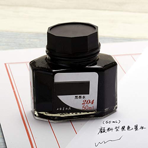 50Ml Bottled Glass Smooth Writing Fountain Pen Ink Refill School Student Station #TOP1
