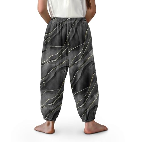 Image of Unisex Little Kids Yoga Trousers Bohemian Beach Pants Baggy Harem Activewear for Boys and Girls Age 3-10