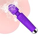 SANJIANKE Vibrator Wand,G Spot Vibrator Adult Sex Toys for Women,Vibradores,8 Speeds & 20 Patterns,Clitoral Stimulator Couples Female Sex Toys for her Sex Sexual Stimulation Device for Women (Purple)