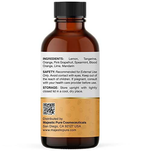 Image of Majestic Pure Citrus Essential Oil for Diffuser - 1 Fl Oz