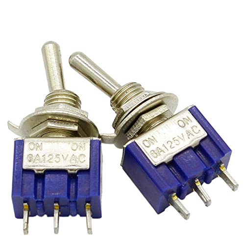 MTS-102 interrupteur à bascule miniature pour réparer vos lampes et modélisme 6A