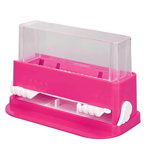 El Mejor Listado de Lavasecadoras IMIKEYA que puedes comprar esta semana. 41 ZJchao Caja de Soporte para Microaplicador, Dispensador de Microaplicador Transparente de Gran Capacidad con Fácil Acceso para Rellenar, Rosa