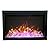 Amantii Traditional Series Bespoke Indoor/Outdoor Electric Fireplace Insert with Remote (TRD-44-BESPOKE-FI-109-Diamond), Ice Media, 44-Inch