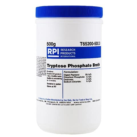 Bouillon de phosphate de tryptose RPI T65200-500.0 milieu de culture deshydraté en poudre de 500 g