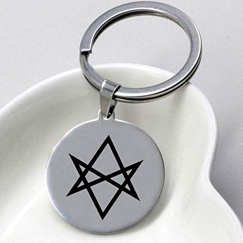 Preisvergleich Produktbild GMTEXTILES Sechseck Anhänger Schlüsselbund Männer und Frauen Geometrische Schlüsselbund Schmuck