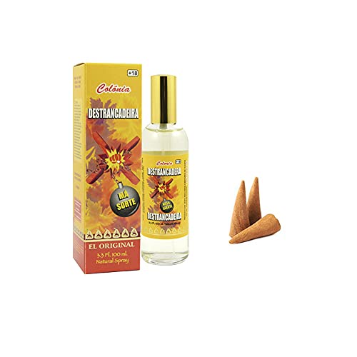 Colonia esotérica Destrancadera, Natural Spray más 3 conos de...