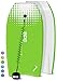 BPS Storm Bodyboard - Includes Premium Coiled Leash and Swim Fin Tethers/Savers (Green, White, 37 Inch)