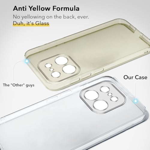 Image of Jkobi Lifetime Anti-Yellow Clear Back Cover Case for Realme 16 Pro (Sleek Hard Crystal | Shockproof and Camera Protection)
