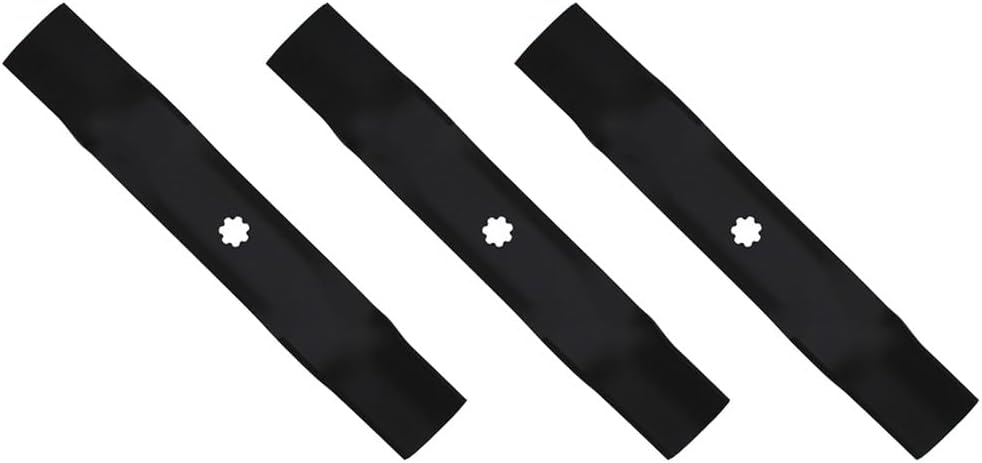 92-104 (3) Mower Blades Fits John Deere Tractors D160, LA130, D150