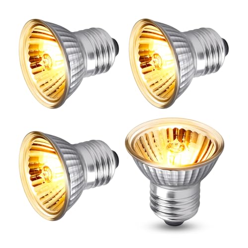Akynite Ampoule Chauffante UVA UVB pour Tortue, E27 50W Dimmable, Lampe Chauffante pour Terrarium, AC 220V, Spot Lampe UV pour Tortue Hermann Lézard Serpent,...