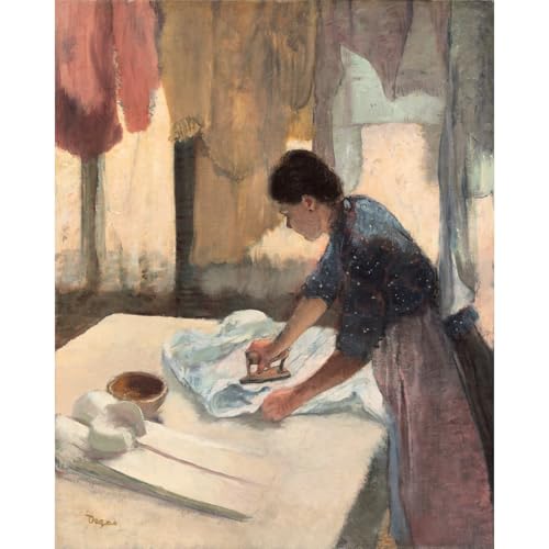 Toile Degas Femme à repasser idée cadeau idéale art 127x101,6 cm