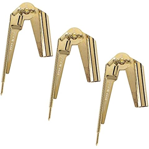 General Tools Pencil Compass and Scriber, Adjustable up to 8 inches, 3 Pack #843/3, Gold Cover