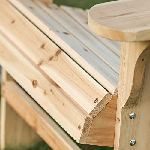 Romayard Outdoor Adirondack Chair Wooden Patio Garden Furniture (30.3Wx35Dx34H) #TOP3