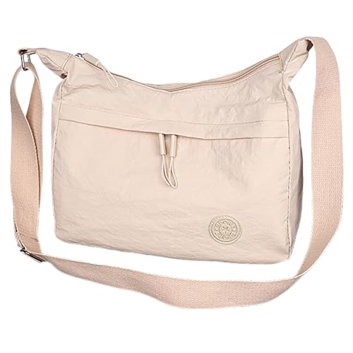 Nylon Crossbody Bags for Women Large Sling Shoulder Bag Lightweight Canvas Tote Bag Waterproof Casual Everyday Purse