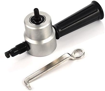 Pro Double Head Sheet Metal Nibbler Cutter Holder Tool Drill Attachment Kit Nice