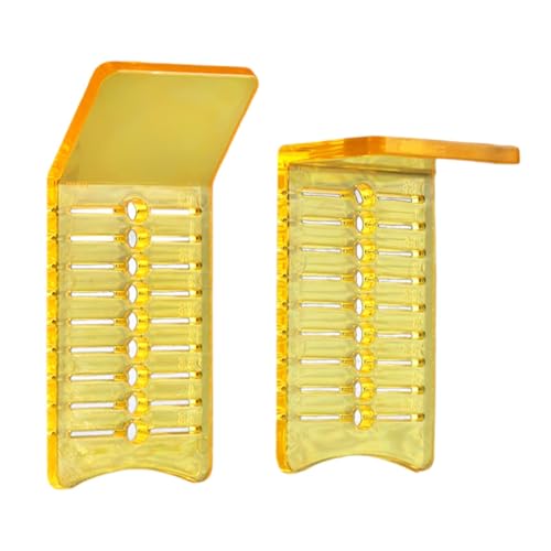 Milageto 2 herramientas de medición para envoltura de vinilo, escobilla de goma medidora, medición, alineación de corte precisa, guía de corte de