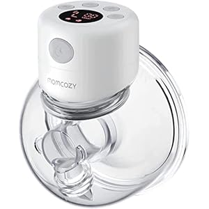 Momcozy Wearable Breast Pump S12, LCD Hands-Free Pump, 2 Mode & 9 Levels Adjustable for Comfortable Pumping, Low Noise…