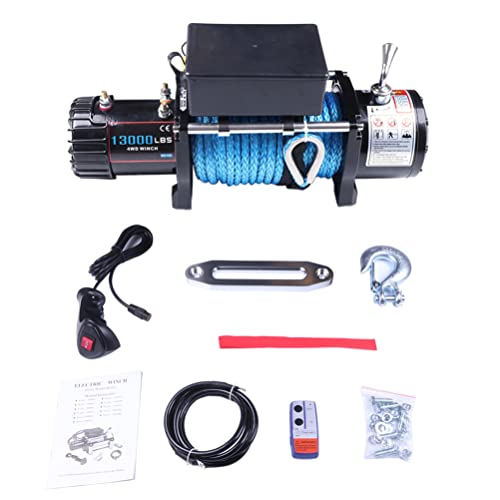 Winche eléctrico 12V 13000 lbs con control remoto miniatura 2