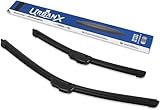 UrbanX 2-IN-1 All Seasons Water Repellency Original Equipment Replacement Wiper Blades For 2006 Pontiac Torrent 24' & 19' - Driver & Passenger Side (Pack of 2)