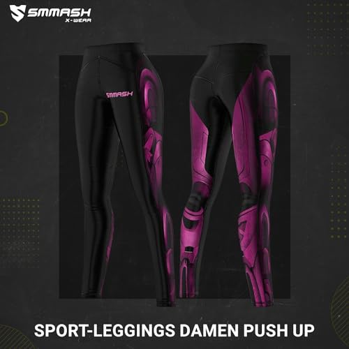Thermo-Laufhose Damen Smmash Sport Leggings für Training und Freizeit