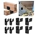 4Pcs Joists Anchors Connector For Light Steel Frame Connector Posts Anchors Post Bracket Easy To Installation Wooden House Hanger Joint Post Caps