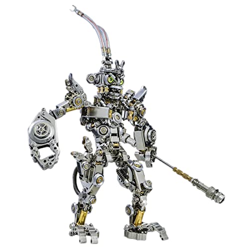 Puzzle 3D metalu, model Króla Małp, 942-elementowy zestaw samodzielnego montażu, zestaw składania mechanicznych małp, metalowy model układanki, ozdoba biurko