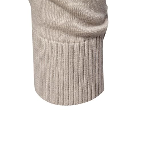 Mens V-Neck Solid Pullover Sweaters Cotton Long Sleeve Casual Social Knitted Sweater Tops4