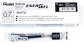Pentel Liquid Gel Refill czarny (pudełko z 12 wkładami)