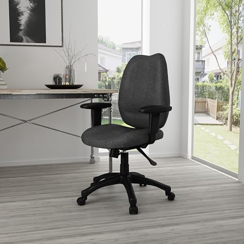 Boss Office Products B1002-SS-BK ハイバックタスクチェア シートスライダー付き ブラック [2]