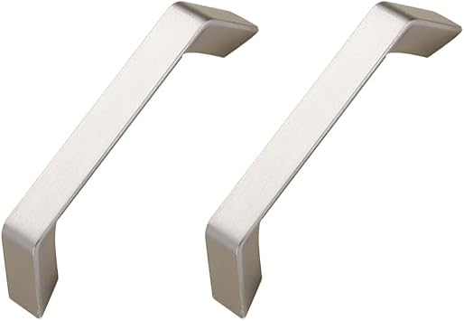 Skyscraper Zinc Alloy Handles Dresser Drawer Knobs Handles Pulls for Kitchen Cupboard Bathroom Cabinet Closet 2pcs/Set96mm/3.78inch, Silver