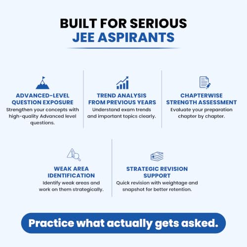 Image of MTG 49 + 25 Years (2026-2002) JEE Main and Advanced (2026-1978) PYQ Book Mathematics | Chapter-wise Topic-wise Solved Papers with Free Smart Book For 2027 Exam