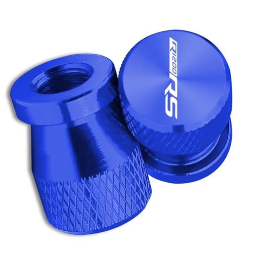 Capuchon de potence moto et bouchon valve pour BMW R1200RS turquoise