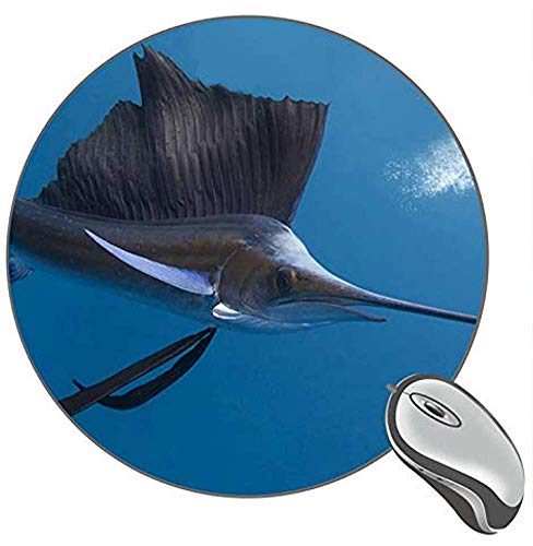 Preisvergleich Produktbild Tiere Aquatic Pacific Sailfish Mousepad Mat Round Mouse Pad