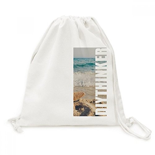 Sac de voyage en toile DIYthinker ultra résistant à cordons avec imprimé photo starfish
