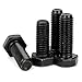 M14-2.0 x 60mm Hex Head Screw Bolt, Carbon Steel Grade 8.8, Black Oxide Finish,Metric Thread, Hexagon Head Bolts for Hardware Furniture Machinery,4 PCS
