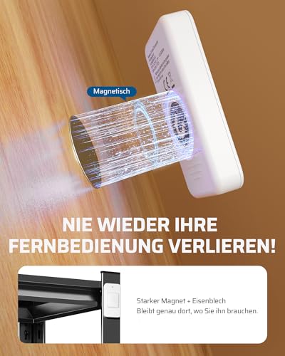 DEWENWILS Funksteckdosen mit Ferndedienung, 16A 3680W, Magnetisches Design – Ansicht 3