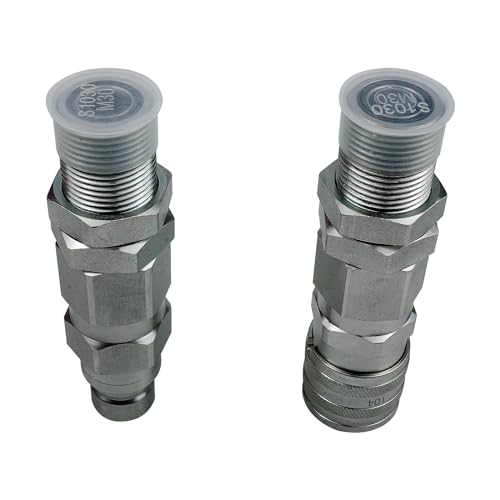 Image of Hydraulic Quick-Connect Coupler Compatible with John Deere 332 326D 280 332D 325 333D 270 328 328D 260 Replacement for AT312877 KV13884