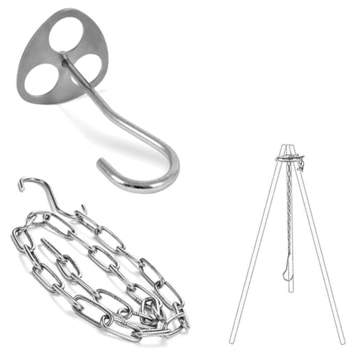 Camping Tripod Set Portable Stainless Steel Campfire Cooking Tripod Grill Support Plate Perfect Accessory Makes Outdoor Cooking Easier