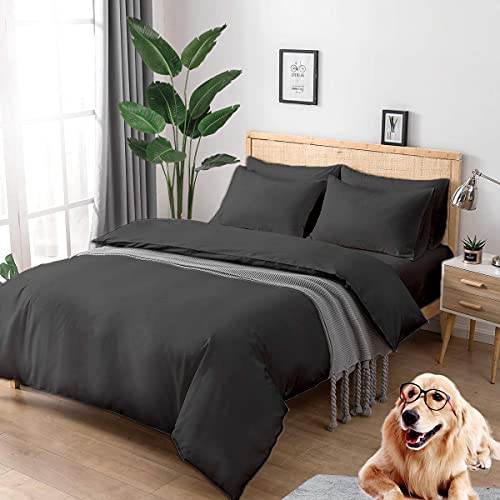 Saferay Green Duvet Cover Twin/Twin Extra Long Size - 100% Egyptian Cotton Super Soft Duvet Covers Collection - Lightweight, Cooling Duvet Cover - Soft Textured Bedding (Twin/Twin Xl, Dark Gray) #TOP2