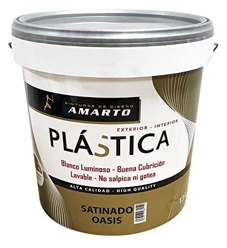 Pintura Plastica Satinada Oasis brillo suave 4 L
