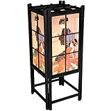 Red Lantern 18" Geisha Shoji Lamp
