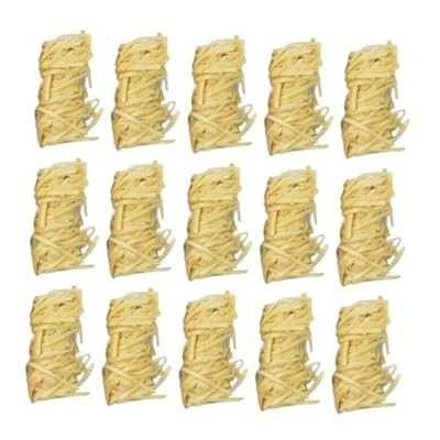 Yardwe Camping Fire Starter 32 Pack Firelighters Natural Wooden Firelighters Starter Emergency Outdoor Use