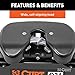 CURT 16545 Q24 5th Wheel Hitch Head Only, Legs or Roller Required, 24,000 lbs