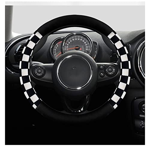 �v���b�V�����U�[�X�e�A�����O�z�C�[���J�o�[�u���b�N�z���C�g�`�F�b�J�[�~�j�N�[�p�[ S R56 R50 F56 R53 F55 JCW R60 R55 R52 R57 R58 R59 F57 R61 �N���u�}�� �n���h���v���e�N�^�[ (Color : Whi