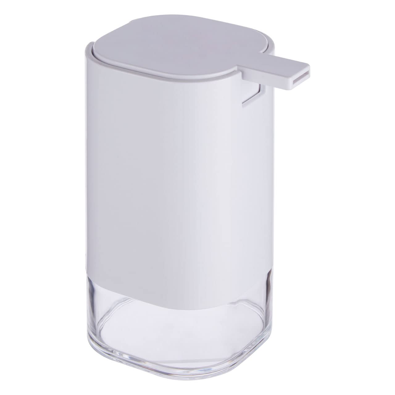 Orsina Ando White Acrylic Moisturizer Dispenser from B&Q