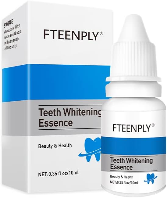 KANZA - 2 Pcs Teeth Whitening Essence(10ml*2)|Oral Hygiene Cleaning Serum|Removes Plaque & Stains of Coffee and Tobacco | Tooth Bleaching | Better than Toothpaste | Oral Cleanser | For Men and Women