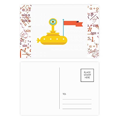 Jeu de cartes postales univers formule alien de 20 pièces multicolores de 5,7 x 3,8 pouces
