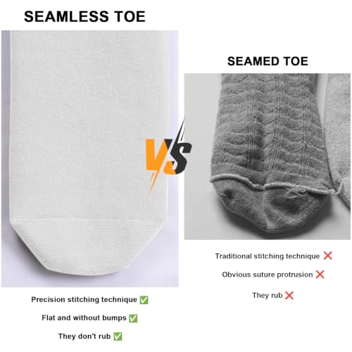 Image of 3 Pairs Slouch Socks for Women Soft Mid Calf Rib Scrunch Crew Tube Socks
