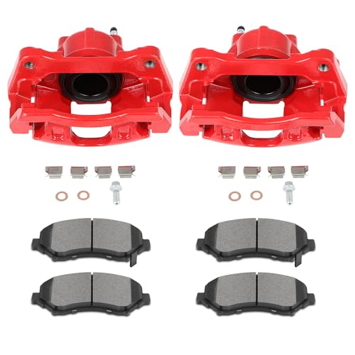 Image of SCITOO Front Disc Brake Kit - Calipers and Pads 18B5045 18B5044 | For Chrysler For Town & Country 2008-2012,For Dodge For Grand Caravan 2008-2012,For Volkswagen For Routan 2009-2011